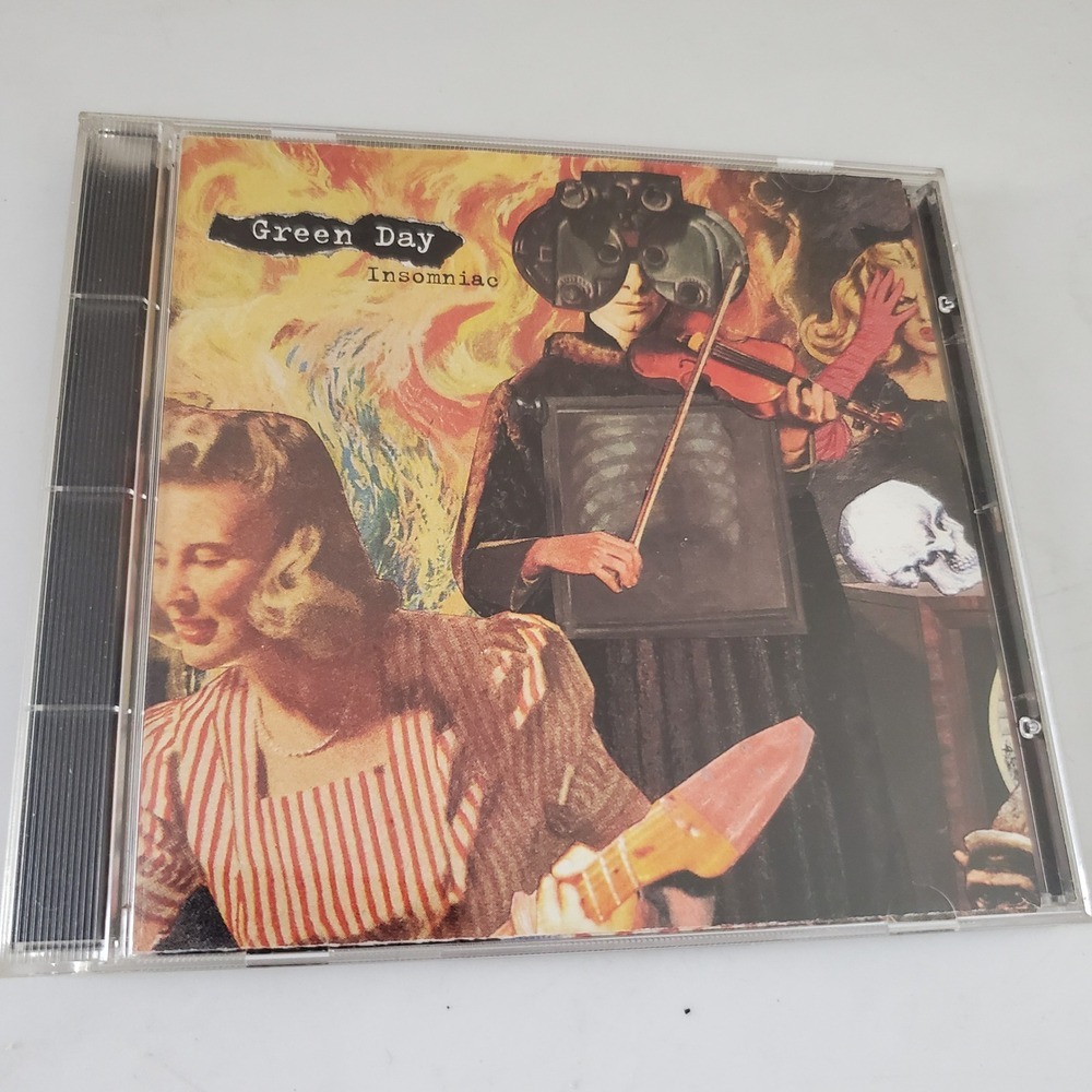 Green Day Insomniac CD 1995 Reprise BMG Direct Club Edition Punk Rock Brain Stew